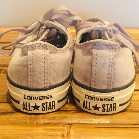 CONVERSE Grey Canvas Sneakers - Picture 7 of 7